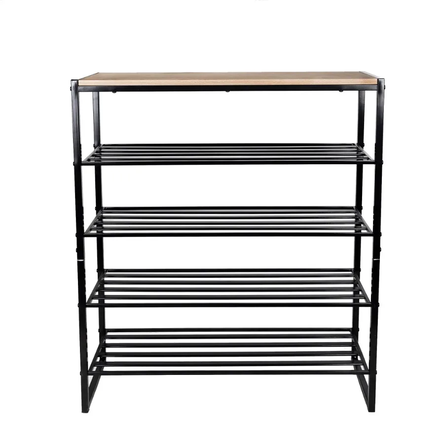 5-Tier Shoe Rack for 15 Pairs Sturdy Multi-Functional Storage Solution for Organizing Footwear in Entryways Closets and Mudroom
5-Tier Shoe Rack for 15 Pairs Sturdy Multi-Functional Storage Solution for Organizing Footwear in Entryways Closets and Mudroom
