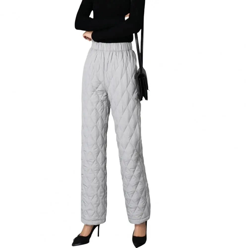 2026 new Autumn Winter Cotton Pants Rhombus Quilted Straight Wide Leg Long Pants with Pockets Solid Color Thickened Warm Trouser
2026 new Autumn Winter Cotton Pants Rhombus Quilted Straight Wide Leg Long Pants with Pockets Solid Color Thickened Warm Trouser