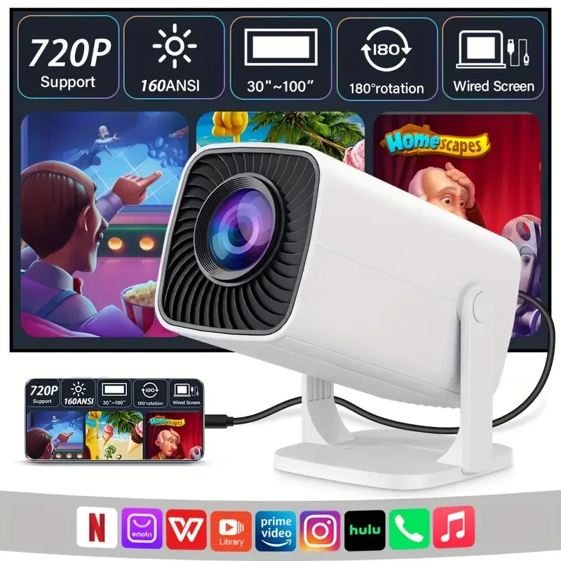 P30PRO Home Theater Projector Portable Outdoor Projector with Built-in Speakers Ideal for Home Theater,Office Meeting Projector
P30PRO Home Theater Projector Portable Outdoor Projector with Built-in Speakers Ideal for Home Theater,Office Meeting Projector