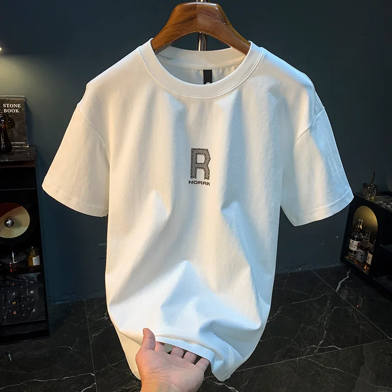 2025 new men's clothing fashion printed T-shirt men's summer trend casual short sleeved loose slimming versatile comfortable top
2025 new men's clothing fashion printed T-shirt men's summer trend casual short sleeved loose slimming versatile comfortable top