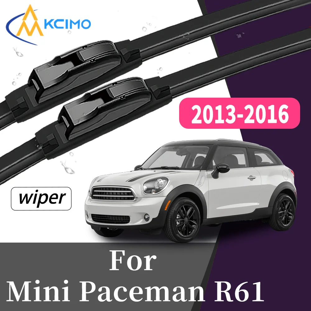 All-Weather Wear-Resistant Front Windscreen Wiper Blades For Mini Paceman R61 2013-2016 High Quality Windshield kit 2Pcs