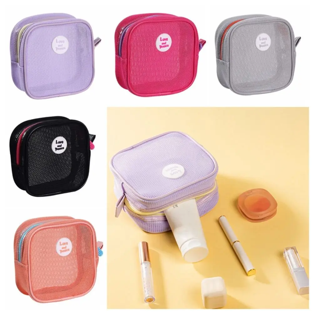 Fashion Square Mesh Makeup Bag Zipper Visable Transparent Cosmetic Bag Earphone Bag Coin Purse Toiletry Storage Bag Holiday
Fashion Square Mesh Makeup Bag Zipper Visable Transparent Cosmetic Bag Earphone Bag Coin Purse Toiletry Storage Bag Holiday