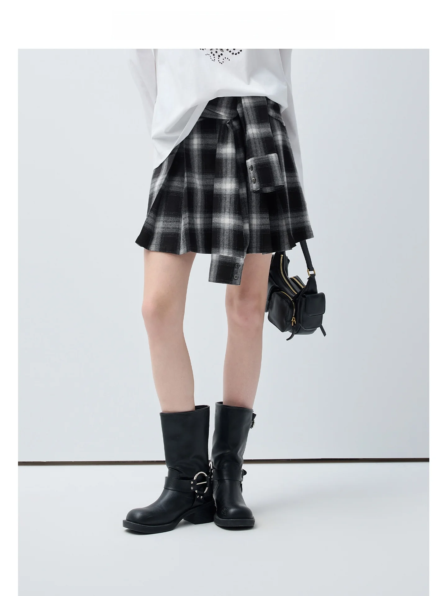 VEGA CHANG Retro Plaid Skirt Women's Spring Holiday Straight Cut High Waist A-Line Skirt Korean Style Commute Dress
VEGA CHANG Retro Plaid Skirt Women's Spring Holiday Straight Cut High Waist A-Line Skirt Korean Style Commute Dress