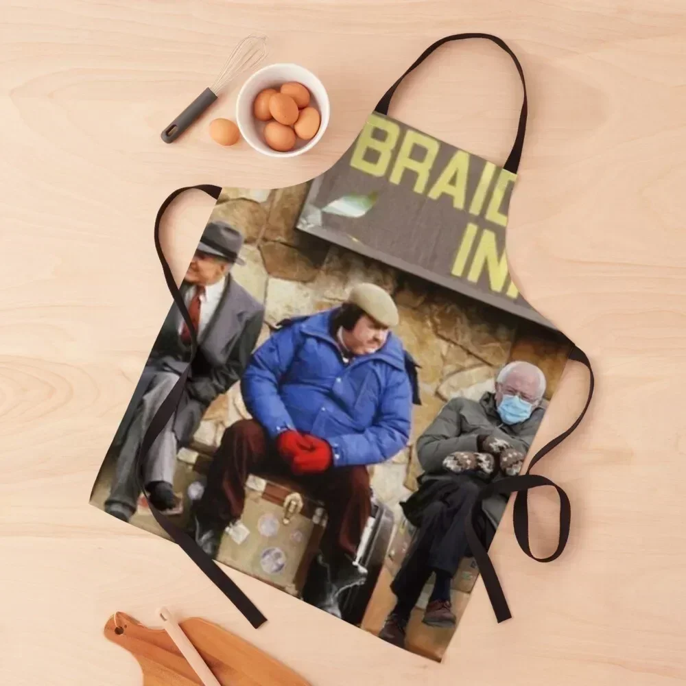 Bernie Sanders Sitting On The Bench Apron Beauty work ladies kitchen jacket woman chef for man Apron
Bernie Sanders Sitting On The Bench Apron Beauty work ladies kitchen jacket woman chef for man Apron