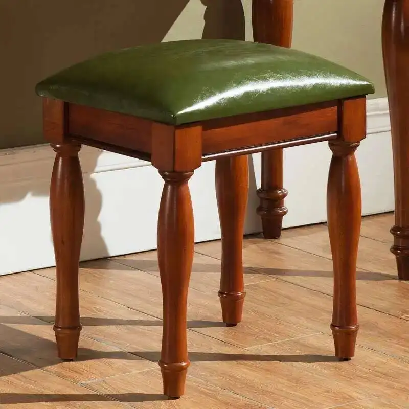 Small Chair Table Bedroom American Square European Makeup Solid Living Room Dressing Wood Stool Chair Home Furnishing Articles
Small Chair Table Bedroom American Square European Makeup Solid Living Room Dressing Wood Stool Chair Home Furnishing Articles