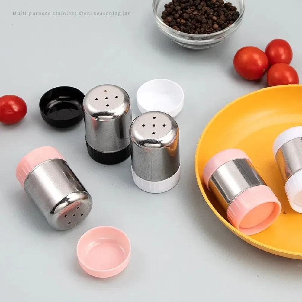 5-hole Salt Shaker with Dust Cover Kitchen Tool Small Pepper Bottle Condiments Storage Stainless Steel Condiment Jar Kitchen
5-hole Salt Shaker with Dust Cover Kitchen Tool Small Pepper Bottle Condiments Storage Stainless Steel Condiment Jar Kitchen