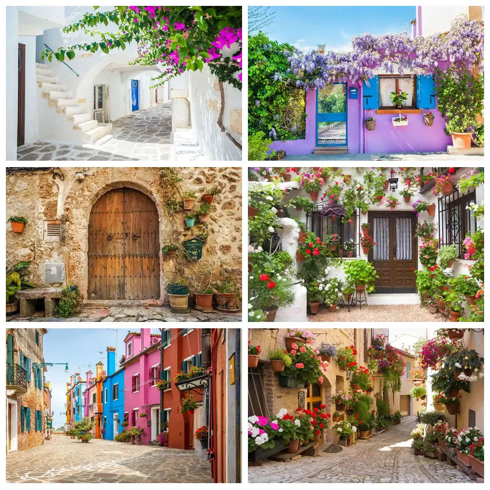 Floral Street Photography Background Photozone Traditional Italian Alley Vinyl Cloth Photo Backdrop for Photo Studio Photobooth
Floral Street Photography Background Photozone Traditional Italian Alley Vinyl Cloth Photo Backdrop for Photo Studio Photobooth