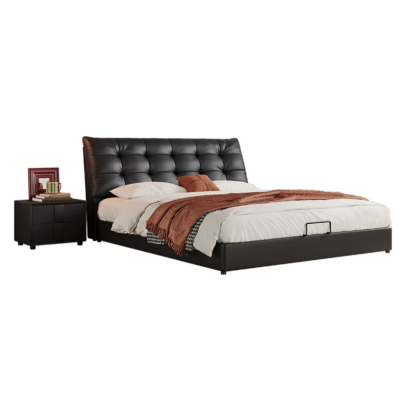 Deluxe Petal Princess Bed Soft Leather Case Double Queen Small Apartment with Cream Fabric
Deluxe Petal Princess Bed Soft Leather Case Double Queen Small Apartment with Cream Fabric