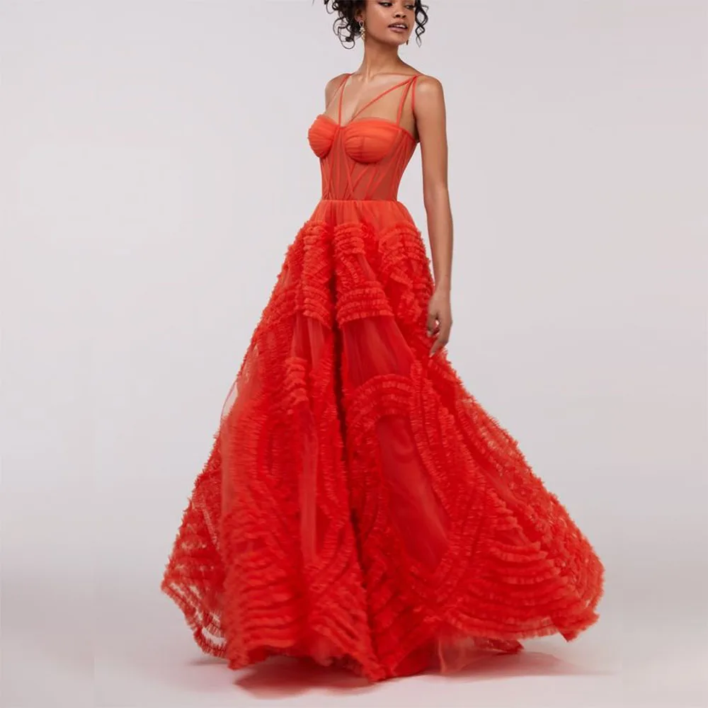 Elegant Evening Dress Spaghetti Strap A Line Sleeveless Floor Length High Quality Customized Special Occasion Prom Banquet Gown
Elegant Evening Dress Spaghetti Strap A Line Sleeveless Floor Length High Quality Customized Special Occasion Prom Banquet Gown