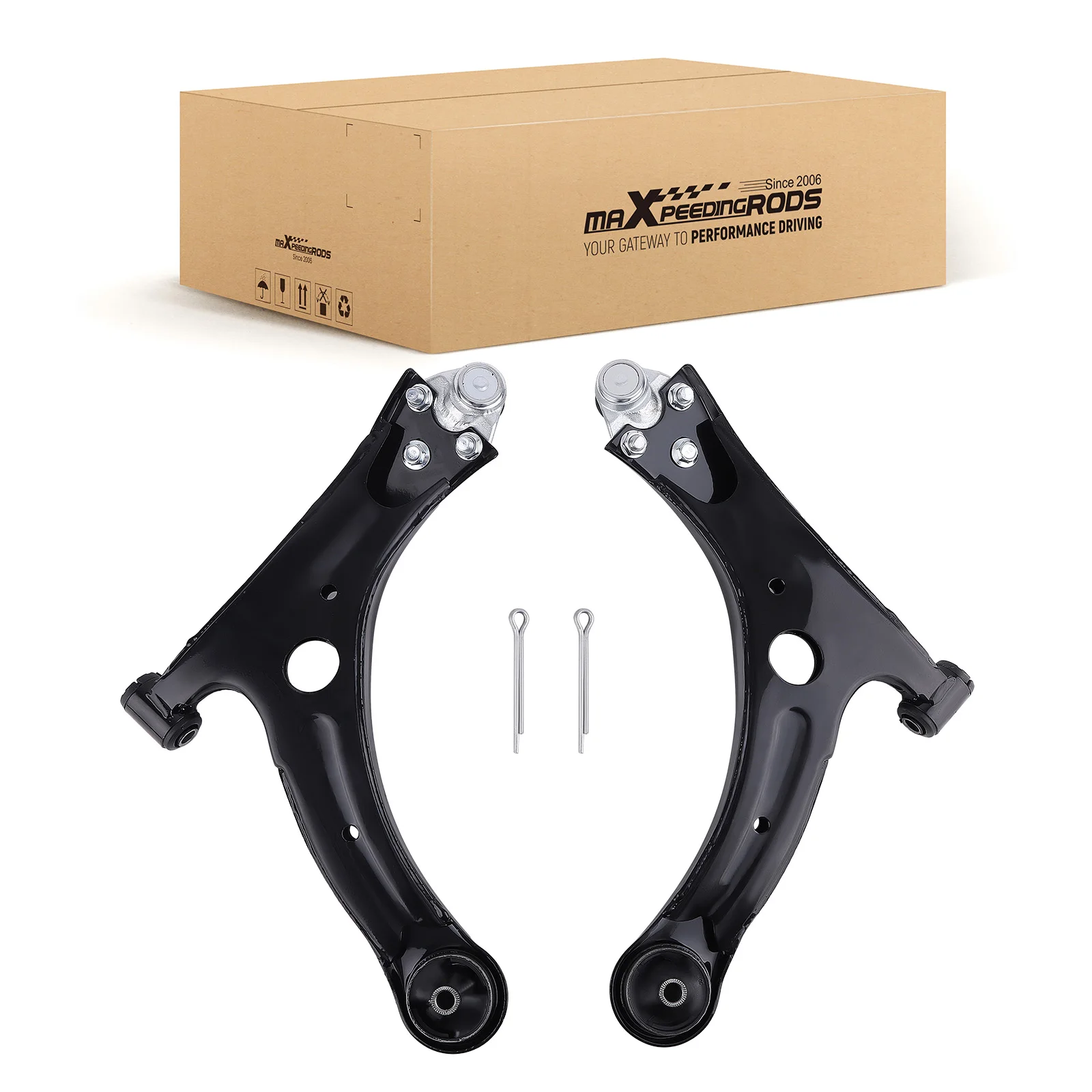 MaXpeedingrods Factory Front Lower Control Arms Ball Joints Kit for Toyota Corolla 2014-2018 2019 MS861155 MS861154
MaXpeedingrods Factory Front Lower Control Arms Ball Joints Kit for Toyota Corolla 2014-2018 2019 MS861155 MS861154