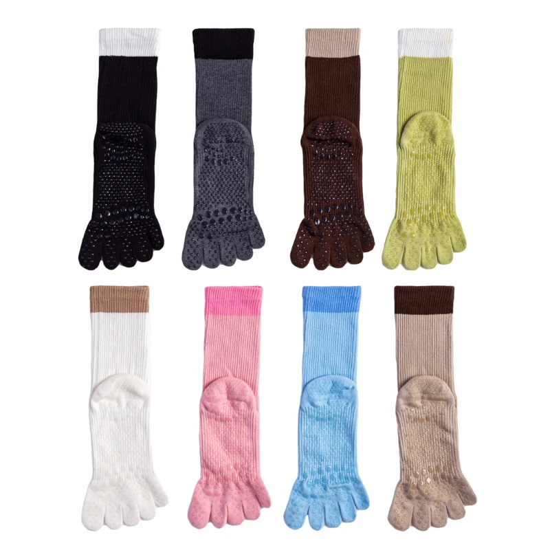 2 пары нескользящих носков для йоги без костей, однотонные хлопковые носки с пятью пальцами, носки для пилатеса, фитнеса, разделенные носки
2 пары нескользящих носков для йоги без костей, однотонные хлопковые носки с пятью пальцами, носки для пилатеса, фитнеса, разделенные носки