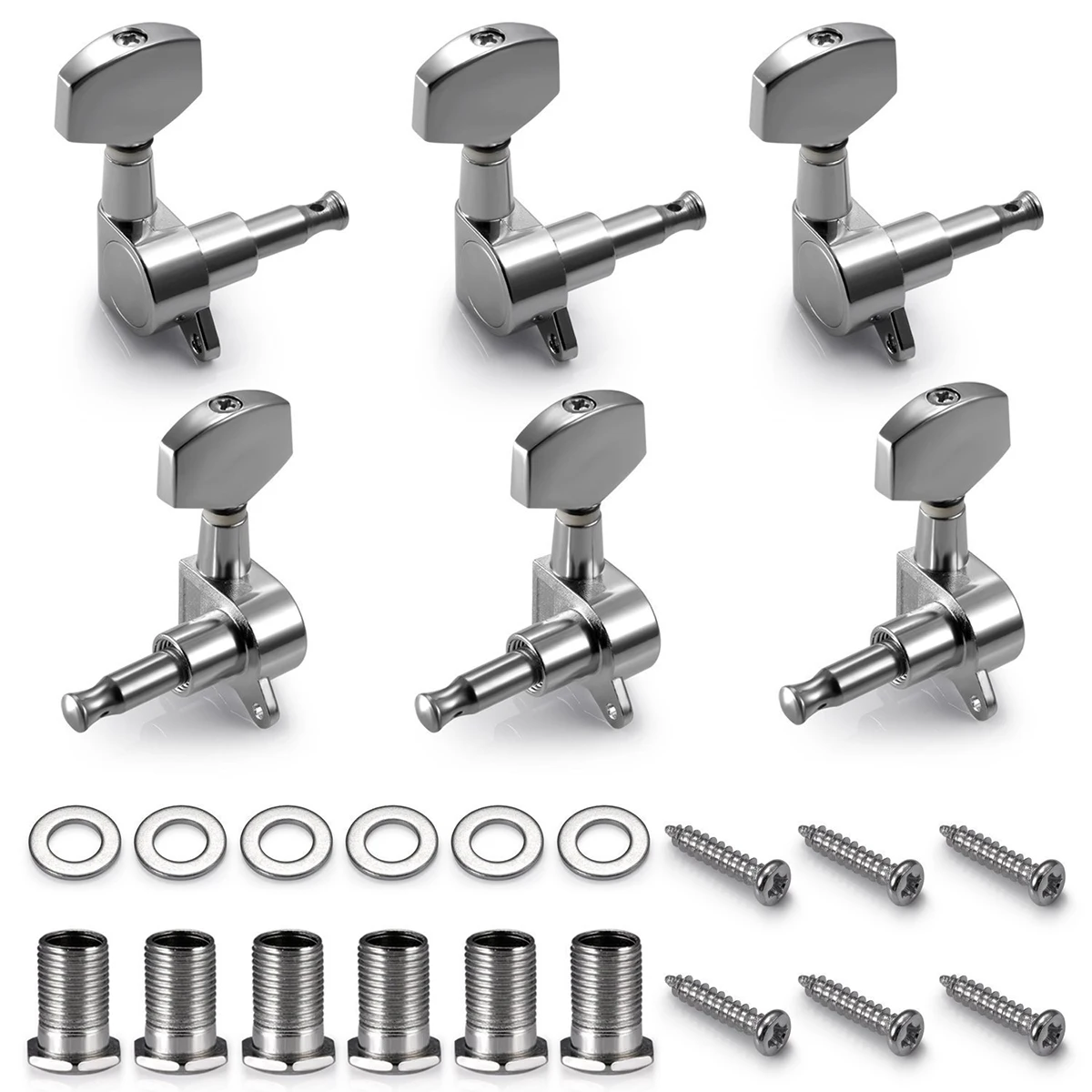 Guitar Tuning Pegs Strong Metal Durable Safe Aluminium Alloy Acoustic Electric Guitar String Knobs Locking Mechanism Accessories
Guitar Tuning Pegs Strong Metal Durable Safe Aluminium Alloy Acoustic Electric Guitar String Knobs Locking Mechanism Accessories