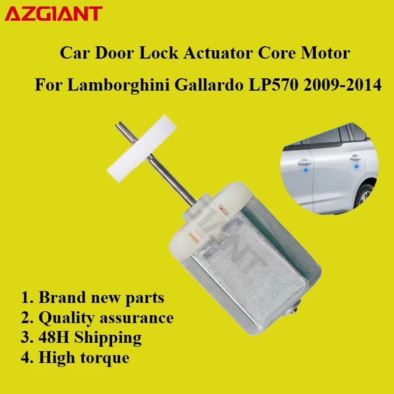 For Lamborghini Gallardo LP570 2009-2014 FC-280SC-22120 Car Door Lock Actuator Core Motor Power 12V Repair High Quality Engine
For Lamborghini Gallardo LP570 2009-2014 FC-280SC-22120 Car Door Lock Actuator Core Motor Power 12V Repair High Quality Engine