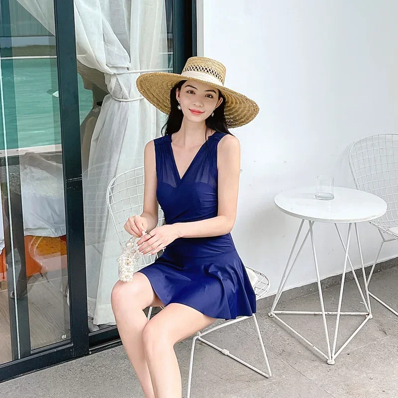 Women V Collar Half Sleeve Padded Swimsuit Korean Style One Piece Swimwear Bathing Beach Wear Monokini Ladies Dropshipping
Women V Collar Half Sleeve Padded Swimsuit Korean Style One Piece Swimwear Bathing Beach Wear Monokini Ladies Dropshipping
