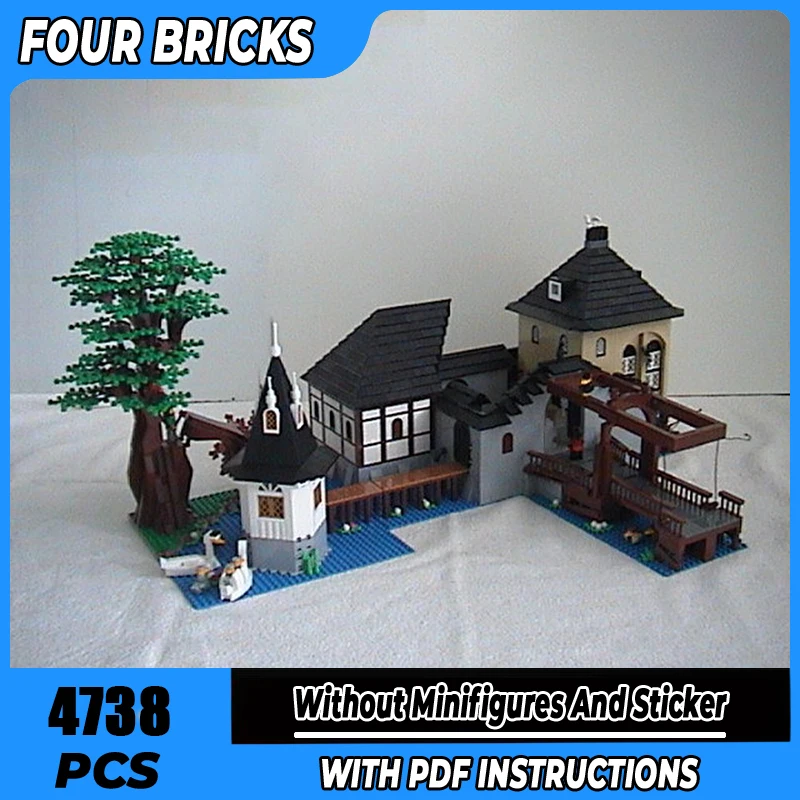Moc Building Blocks Castle with thee house and old tree Technology Modular Bricks Model Gifts Christmas Toys DIY Sets Assembly
Moc Building Blocks Castle with thee house and old tree Technology Modular Bricks Model Gifts Christmas Toys DIY Sets Assembly