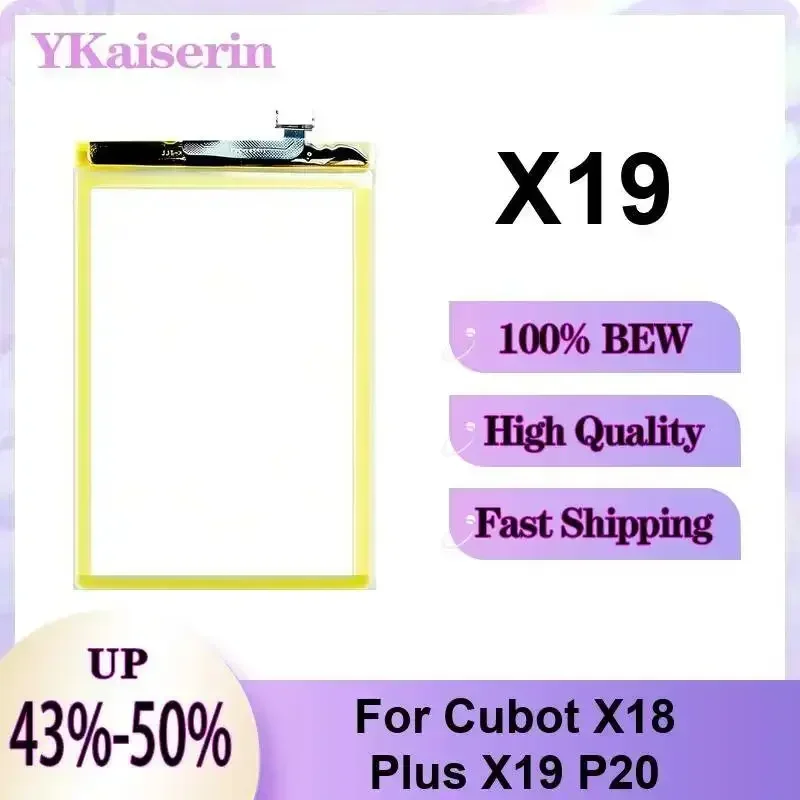 4000mAh High-Capacity Mobile Phone Battery For Cubot X19 High Quality
4000mAh High-Capacity Mobile Phone Battery For Cubot X19 High Quality