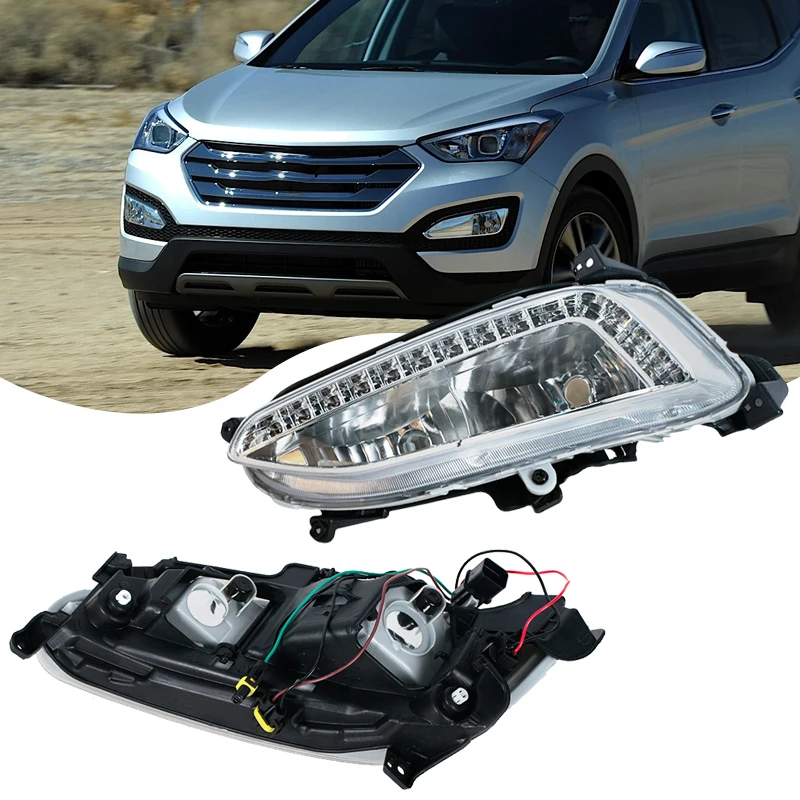 Car LED Fog Light For Hyundai Santa Fe IX45 2013 2014 2015 Front Bumper Light Daytime Running Light Driving Light Signal Light
Car LED Fog Light For Hyundai Santa Fe IX45 2013 2014 2015 Front Bumper Light Daytime Running Light Driving Light Signal Light