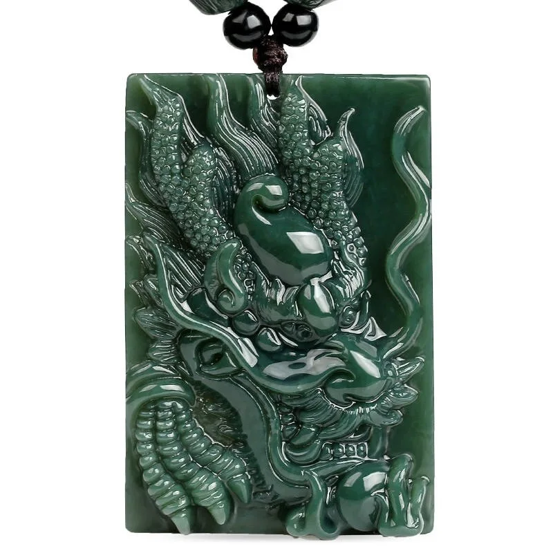 Hetian Qingyu Dragon Jade Pendant Zodiac Dragon Jade Brand Pendant High Quality Stable Magnetic Field Wealth Energy Attraction
Hetian Qingyu Dragon Jade Pendant Zodiac Dragon Jade Brand Pendant High Quality Stable Magnetic Field Wealth Energy Attraction