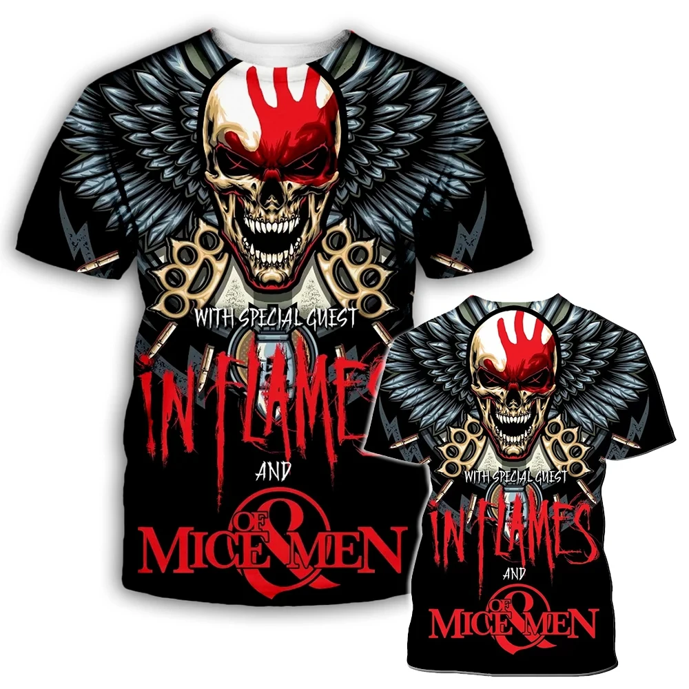 Arrival Popular Hip Pop Short Sleeve Men's TShirt 3D Five Finger Death Punch Print O-Neck T Shirts Fashion Unisex Clothes
Arrival Popular Hip Pop Short Sleeve Men's TShirt 3D Five Finger Death Punch Print O-Neck T Shirts Fashion Unisex Clothes