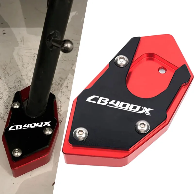 Motorcycle CNC Kickstand Foot Side Stand Extension Pad Support Plate For CB400X CB 400X CB400 X 2021-2023
Motorcycle CNC Kickstand Foot Side Stand Extension Pad Support Plate For CB400X CB 400X CB400 X 2021-2023