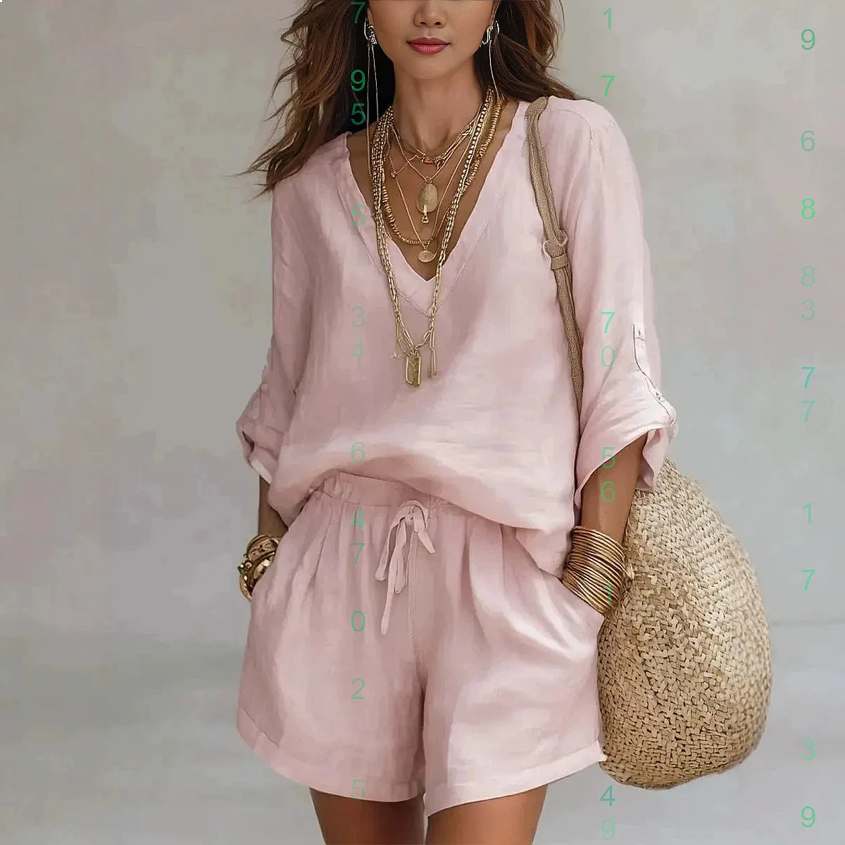Spring Summer Casual Tie Shorts Long Sleeve Top Matching Set Women Simple Commute Jumpsuit Playsuit
Spring Summer Casual Tie Shorts Long Sleeve Top Matching Set Women Simple Commute Jumpsuit Playsuit
