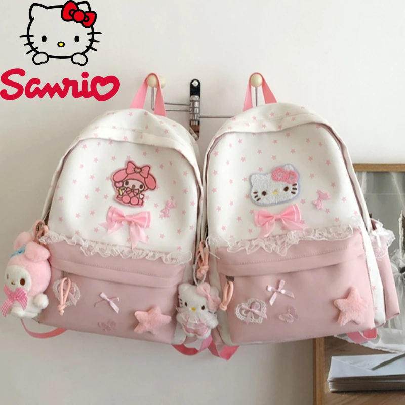 Hellokitty 2026 New Student Schoolbag Fashion High Quality Lightweight Women's Backpack Solid Color Multifunctional Travel Bag
Hellokitty 2026 New Student Schoolbag Fashion High Quality Lightweight Women's Backpack Solid Color Multifunctional Travel Bag