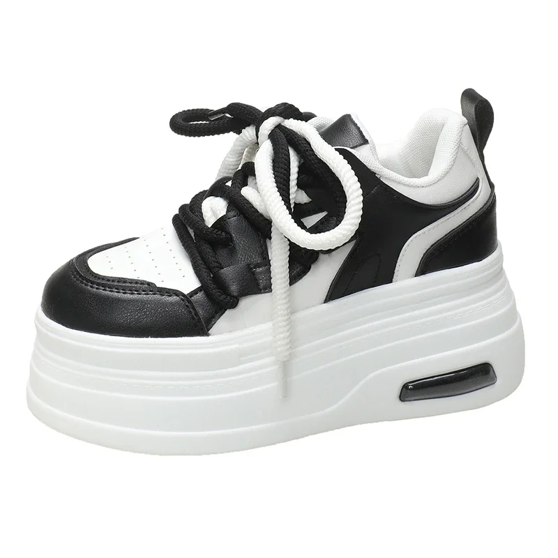 Hot sales 8.5CM High Platform Sneakers Women Casual Sport Shoes Autumn Vulcanized Skateboard White Shoes Woman Chaussures Femme
Hot sales 8.5CM High Platform Sneakers Women Casual Sport Shoes Autumn Vulcanized Skateboard White Shoes Woman Chaussures Femme