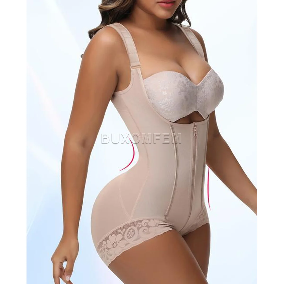 Front Zippered Fajas Colombianas with Bones Postpartum Open-Chest Tummy Control Body Shaper Women's Seamless Modeling Bodysuits
Front Zippered Fajas Colombianas with Bones Postpartum Open-Chest Tummy Control Body Shaper Women's Seamless Modeling Bodysuits