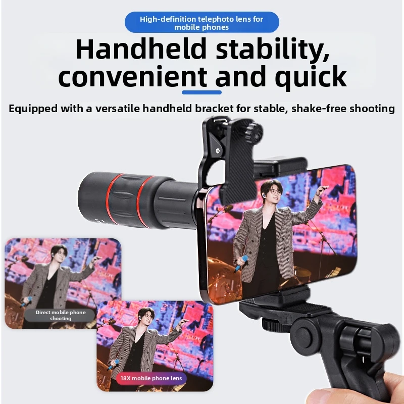 Concert Monocular Telescope 64X Max Zoom – HD Telephoto External Lens for Smartphone Photography
Concert Monocular Telescope 64X Max Zoom – HD Telephoto External Lens for Smartphone Photography