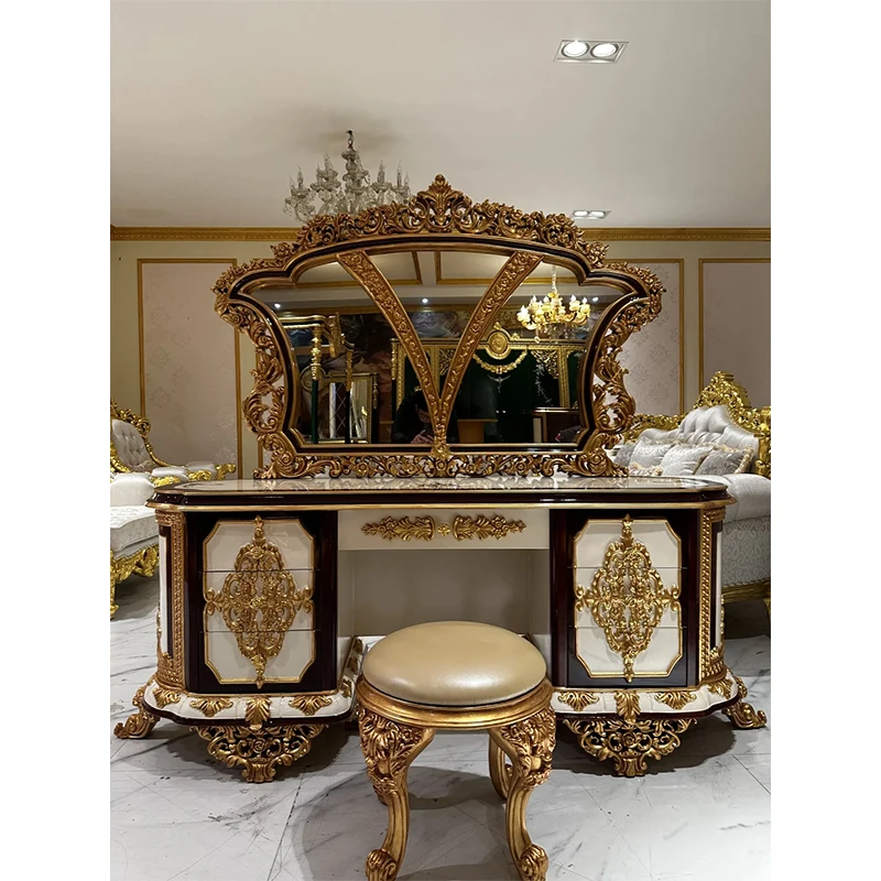 !@Fashion Bedroom Furniture Carving Wooden Makeup Vanity Luxury Antique Classic Style Dressing Table
!@Fashion Bedroom Furniture Carving Wooden Makeup Vanity Luxury Antique Classic Style Dressing Table