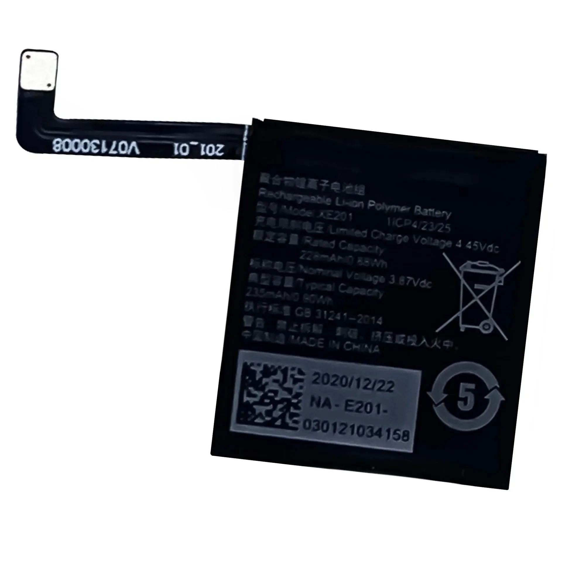 High Quality Watch Battery For OPPO Watch XE201 High Capacity Neutral Built-in Lithium Battery 228mAh Battery
High Quality Watch Battery For OPPO Watch XE201 High Capacity Neutral Built-in Lithium Battery 228mAh Battery