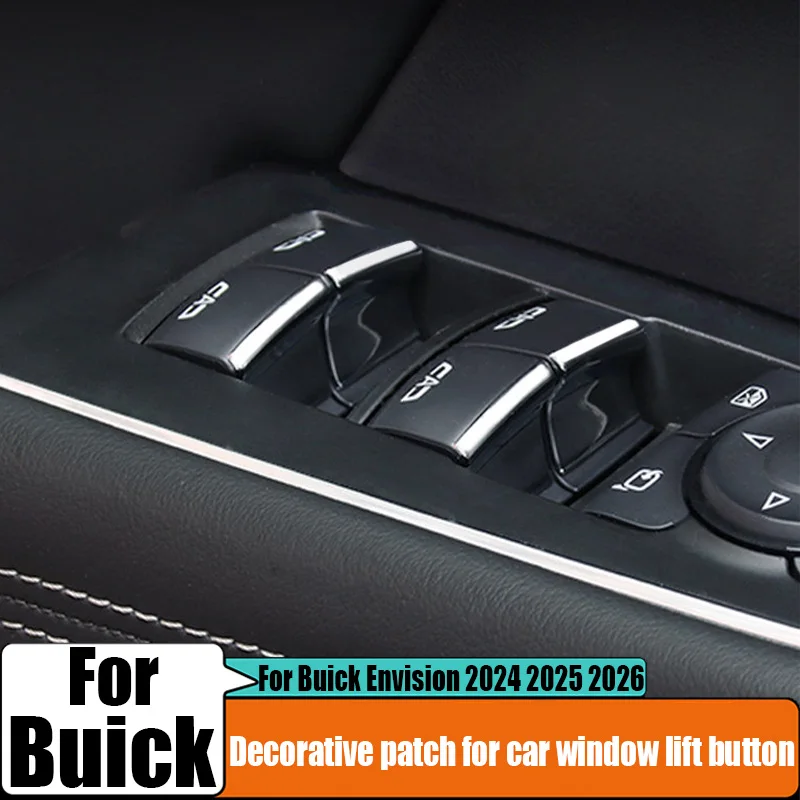 For Buick Envision 2024 2025 2026 car window lift button decorative strip ABS car interior decoration modification product
For Buick Envision 2024 2025 2026 car window lift button decorative strip ABS car interior decoration modification product