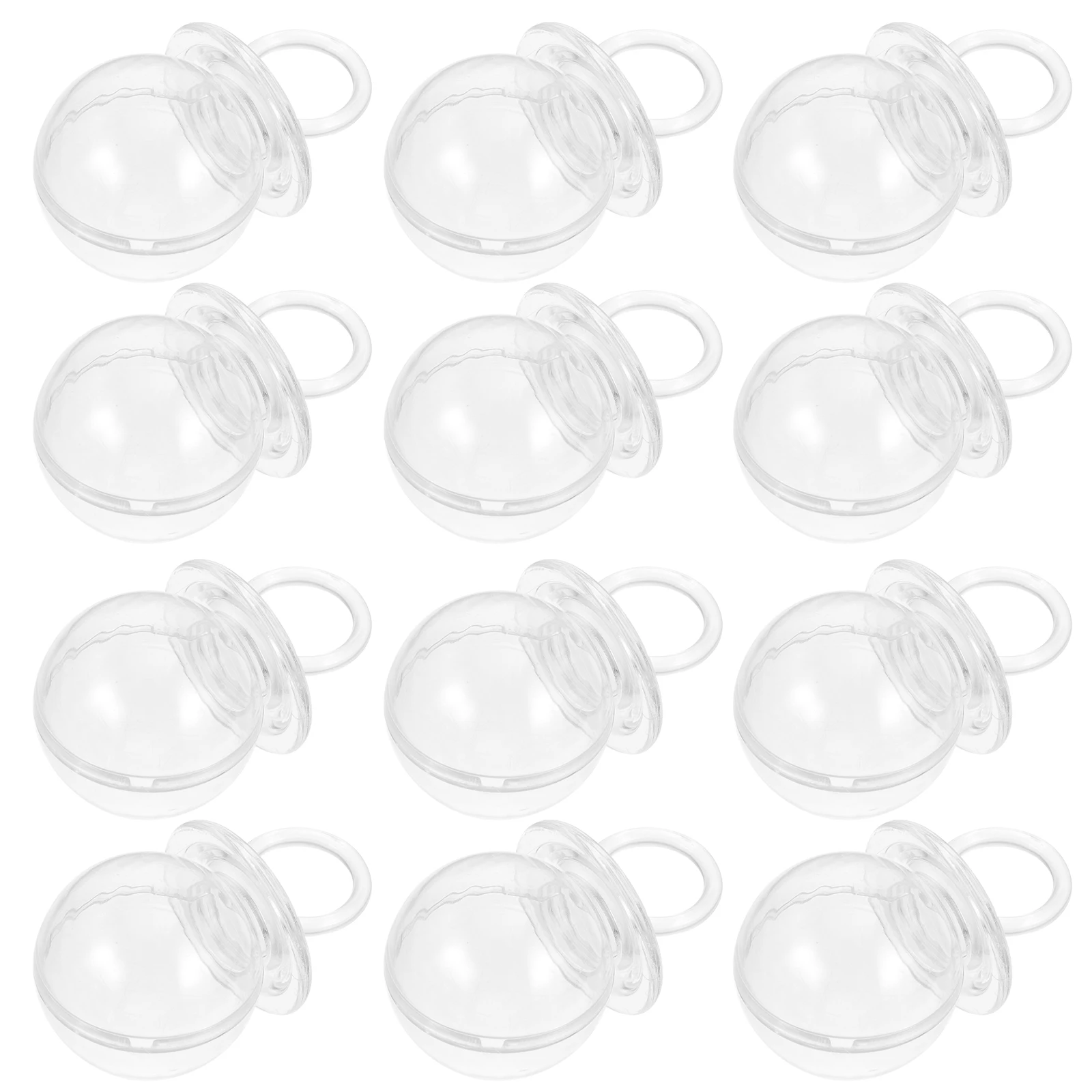 12 Pcs Pacifier Shaped C y Boxes Plastic Storage Baby Birthday Gift Wrapping Party Supplies Shower Decor Transparent Containers
12 Pcs Pacifier Shaped C y Boxes Plastic Storage Baby Birthday Gift Wrapping Party Supplies Shower Decor Transparent Containers