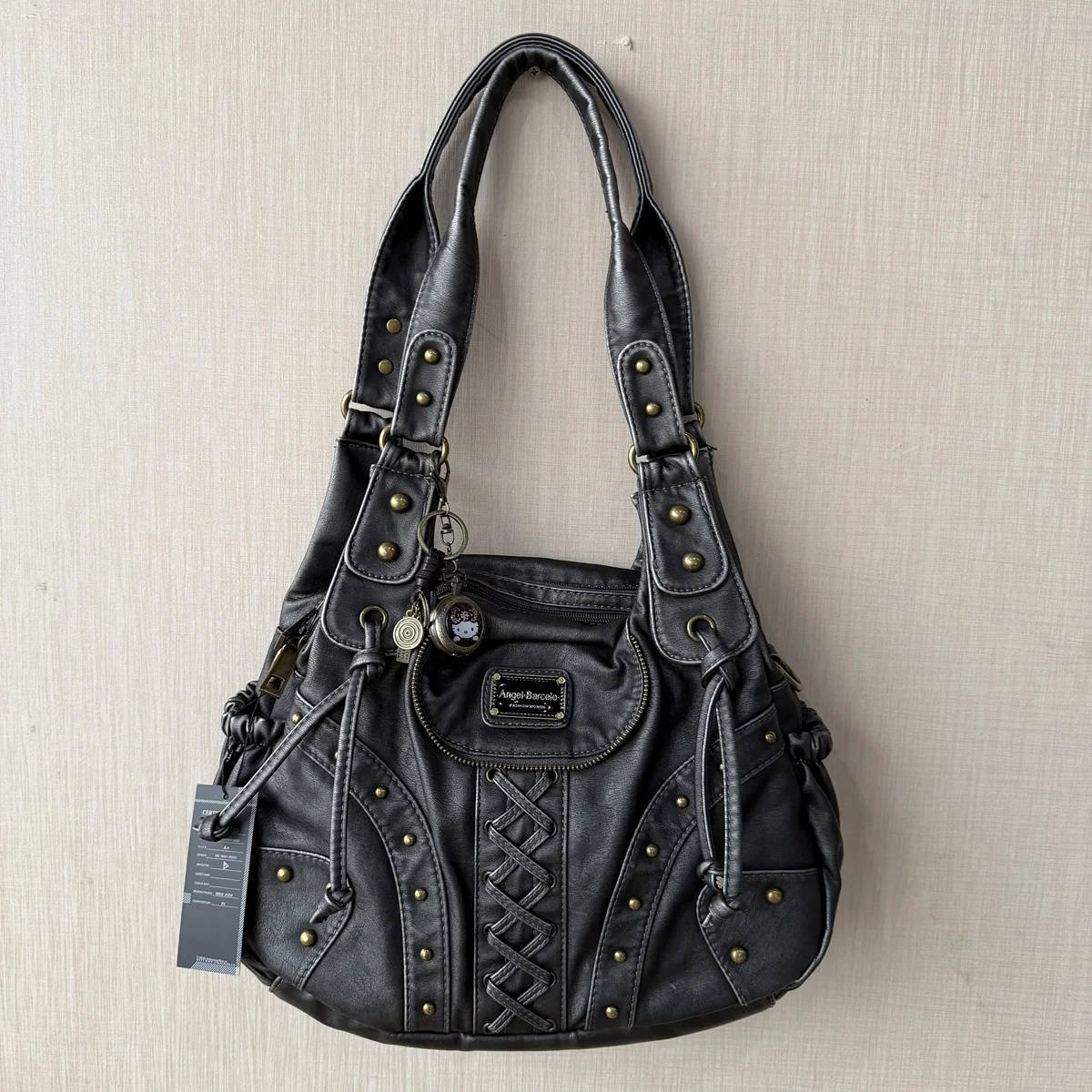 Fashion Small Women's Shoulder Bag Top-Handle PU Leather Satchel Handbag with Phone Pouch And Multi-Pockets Dumpling Pack Style
Fashion Small Women's Shoulder Bag Top-Handle PU Leather Satchel Handbag with Phone Pouch And Multi-Pockets Dumpling Pack Style