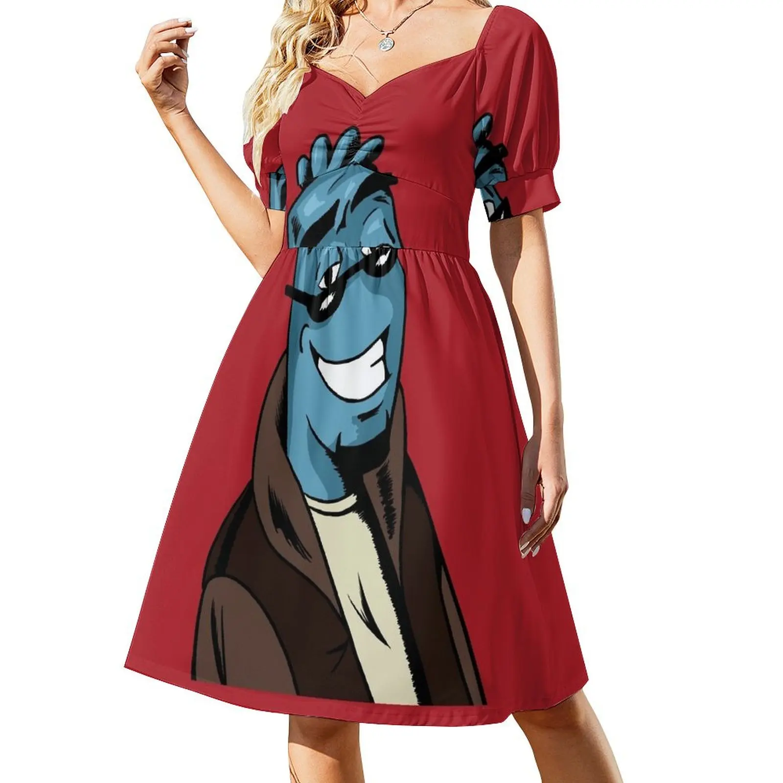 Osmosis Jones Short Sleeved Dress loose summer dress loose women's dress women's elegant loose dresses
Osmosis Jones Short Sleeved Dress loose summer dress loose women's dress women's elegant loose dresses