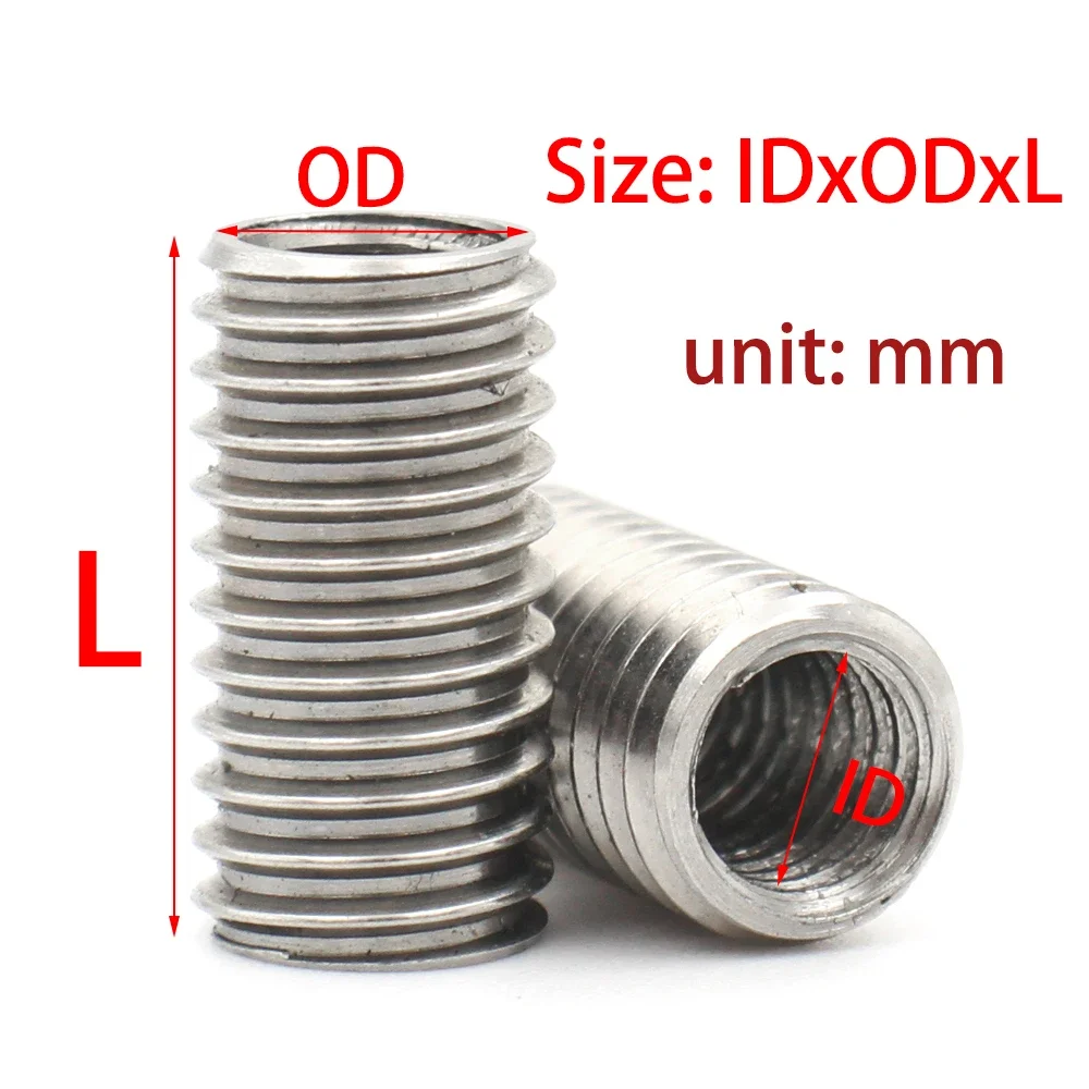 2/5pcs M2 M3 M4 M5 M6- M12 M20 304 Stainless Steel Inside Outside Thread Adapter Screw Nuts Insert Sleeve Converter Nut Coupler
2/5pcs M2 M3 M4 M5 M6- M12 M20 304 Stainless Steel Inside Outside Thread Adapter Screw Nuts Insert Sleeve Converter Nut Coupler
