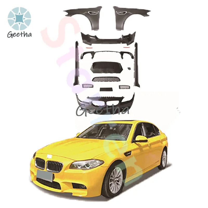 5 Series 520i 525i 530i 535i F10 F18 Front Rear Car Bumpers Side Skirts M5 Sports Bodykit F10 M5 Style Body Kit for BMW
5 Series 520i 525i 530i 535i F10 F18 Front Rear Car Bumpers Side Skirts M5 Sports Bodykit F10 M5 Style Body Kit for BMW