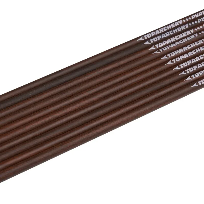 12pcs 31 Inches Archery Pure Carbon Arrow Shaft ID 6.2mm Spine 300/350/400/500/600 for Outdoor Shooting Accessories
12pcs 31 Inches Archery Pure Carbon Arrow Shaft ID 6.2mm Spine 300/350/400/500/600 for Outdoor Shooting Accessories
