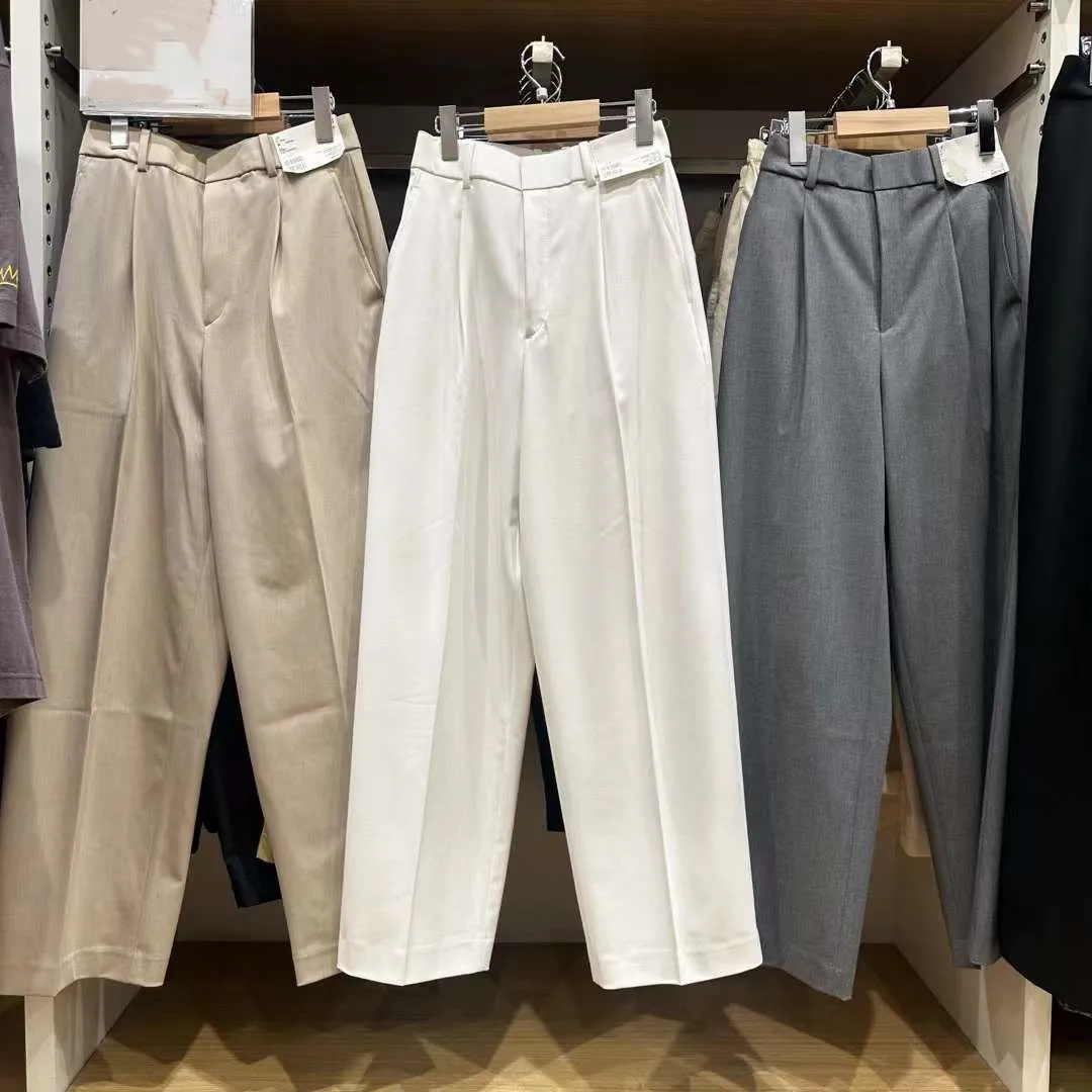 Женские повседневные брюки с высокой талией и широкими штанинами, свободные прямые брюки-палаццо, комфортные длинные брюки для примерки
Женские повседневные брюки с высокой талией и широкими штанинами, свободные прямые брюки-палаццо, комфортные длинные брюки для примерки