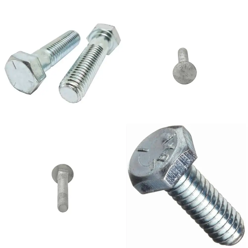Grade 5 Zinc-Plated Steel Hex Cap Screws, 5/16-18 x 6 Inches, Coarse Thread, Partially Threaded, Pack of 50
Grade 5 Zinc-Plated Steel Hex Cap Screws, 5/16-18 x 6 Inches, Coarse Thread, Partially Threaded, Pack of 50