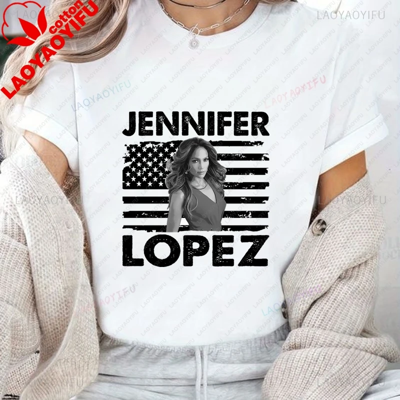Famous Singer Jennifer Lopez Classic Poster Print Fashion T-shirt, Unisex Casual Shirt, Spring/summer Cotton Round Neck T-shirt
Famous Singer Jennifer Lopez Classic Poster Print Fashion T-shirt, Unisex Casual Shirt, Spring/summer Cotton Round Neck T-shirt