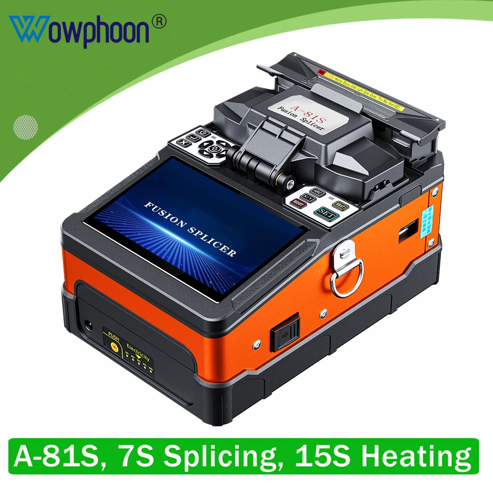 Intelligent high precision automatic fusion splicer A-81S 4 motor fiber optic cable fusion splicing machine
Intelligent high precision automatic fusion splicer A-81S 4 motor fiber optic cable fusion splicing machine