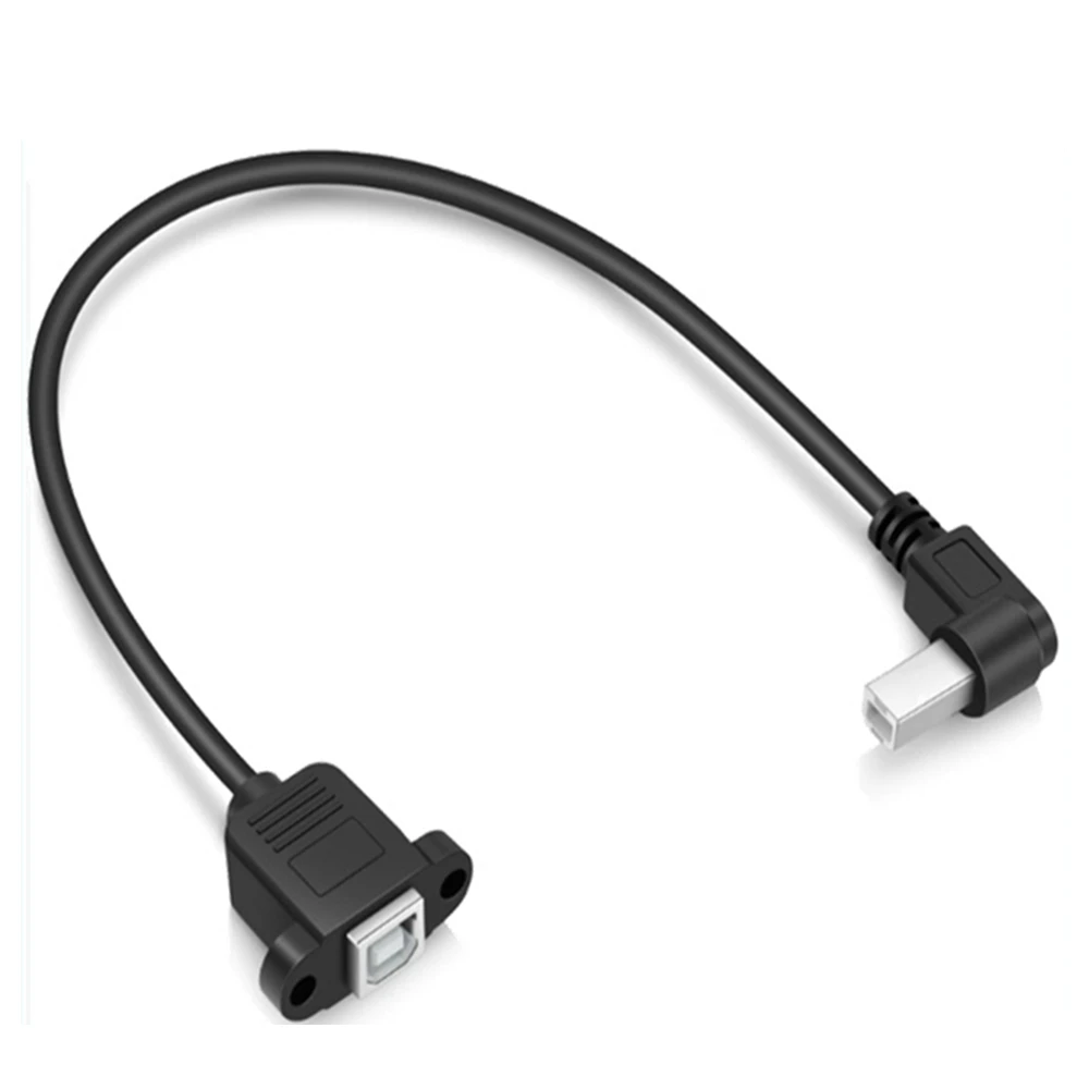 USB 2.0 Type B Plug to Type B Female Right Angle Printer Extension Cable With Panel Mount Screw Hole 30cm 50cm
USB 2.0 Type B Plug to Type B Female Right Angle Printer Extension Cable With Panel Mount Screw Hole 30cm 50cm