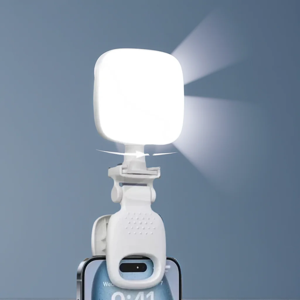 Мини-светодиодный светильник с клипсой — 3-цветная регулировка температуры для телефона, зеркальной фотокамеры и ноутбука
Мини-светодиодный светильник с клипсой — 3-цветная регулировка температуры для телефона, зеркальной фотокамеры и ноутбука