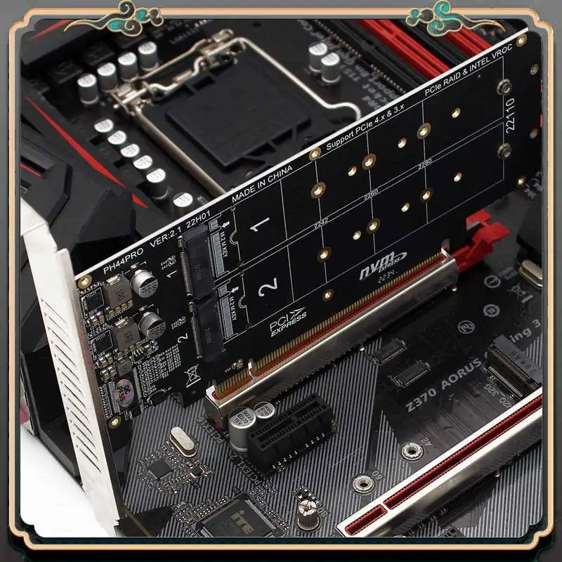 Надежная-3X PCIE X16 к M.2 M-Key Nvmex4 SSD 2U Серверная переходная карта Двусторонняя 4-дисковая разделенная карта NVME RAID PCI-EX16
Надежная-3X PCIE X16 к M.2 M-Key Nvmex4 SSD 2U Серверная переходная карта Двусторонняя 4-дисковая разделенная карта NVME RAID PCI-EX16