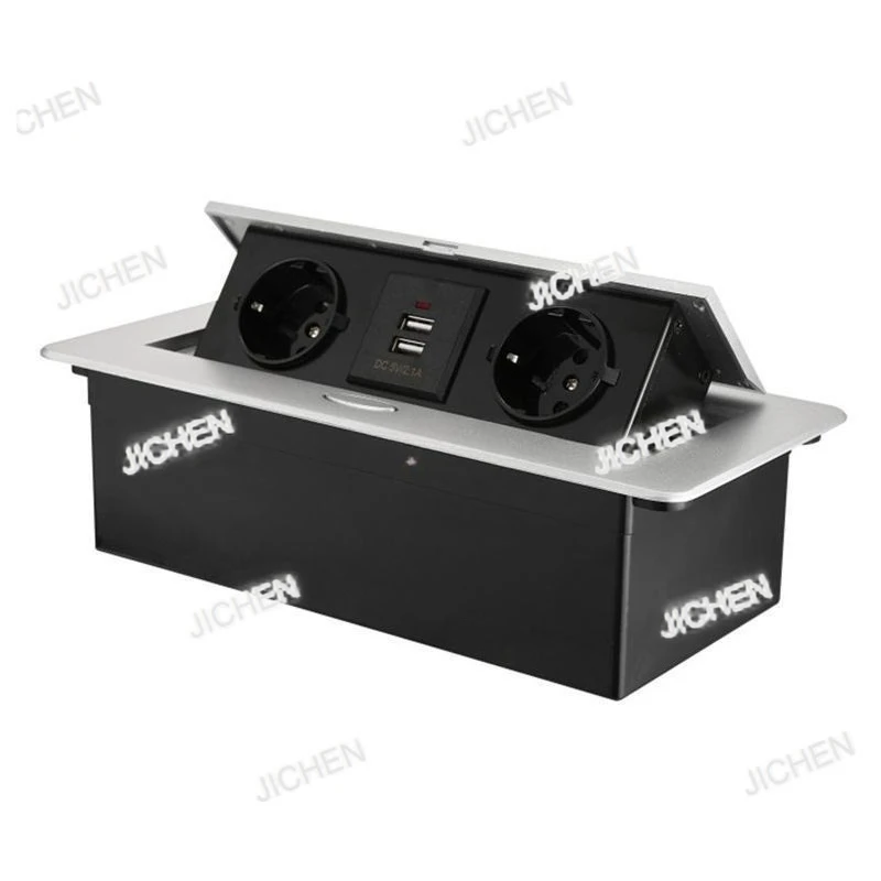 ZQA E15A Стандартная розетка ЕС, черная/серебристая, 2 цвета, можно выбрать панель из алюминиевого сплава, европейский стандарт, настольная всплывающая розетка 2 USB
ZQA E15A Стандартная розетка ЕС, черная/серебристая, 2 цвета, можно выбрать панель из алюминиевого сплава, европейский стандарт, настольная всплывающая розетка 2 USB