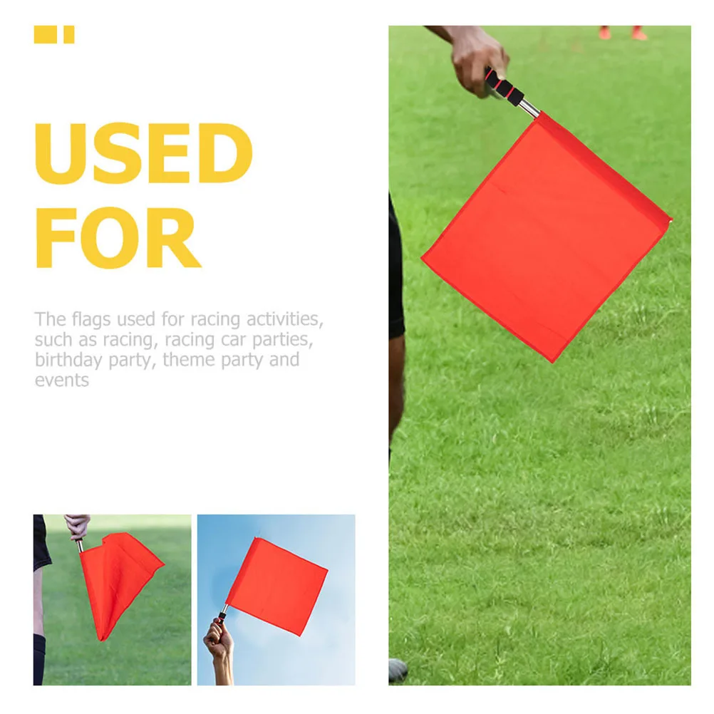 4pcs Referee Match Signal Flags Handheld Waving Flags For Sports Lightweight Durable Outdoor Competition Team Sports Equipment
4pcs Referee Match Signal Flags Handheld Waving Flags For Sports Lightweight Durable Outdoor Competition Team Sports Equipment