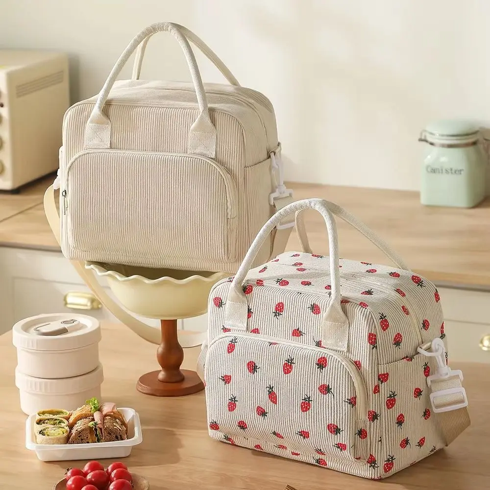 Large Capacity Corduroy Hand-Held Bag Wear-Resistant Waterproof Strawberry Crossbody Bag Reusable with Handle
Large Capacity Corduroy Hand-Held Bag Wear-Resistant Waterproof Strawberry Crossbody Bag Reusable with Handle