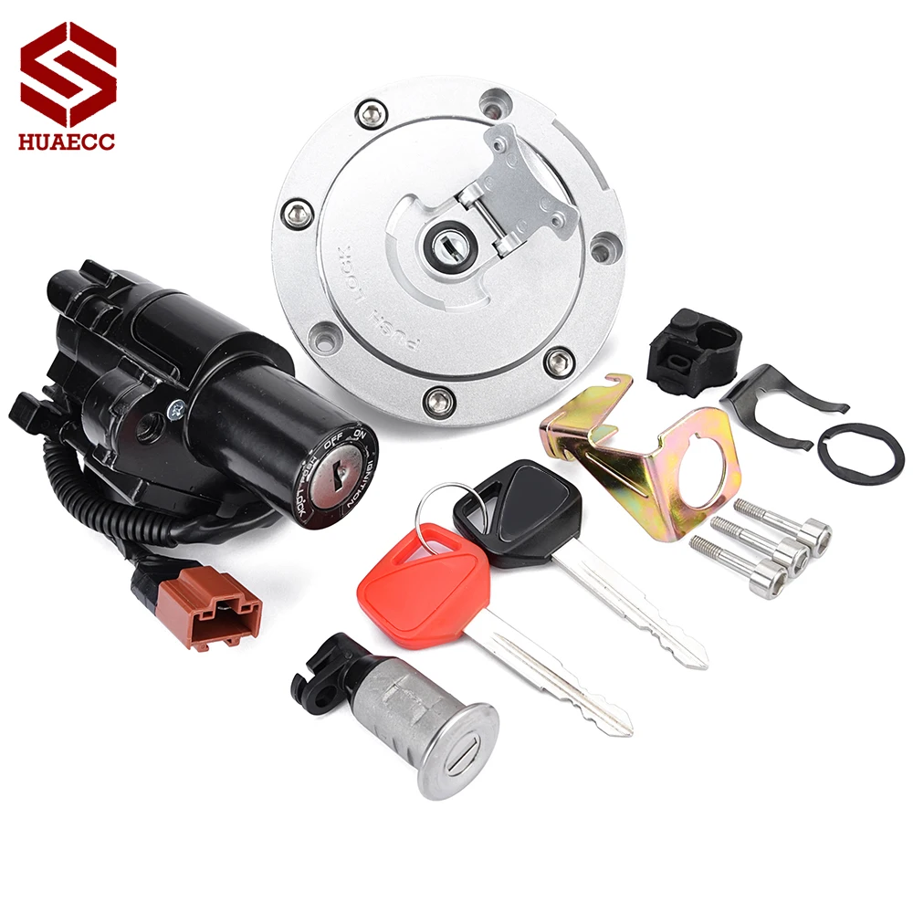 Замок зажигания, набор ключей для крышки топливного бензобака для Honda CBR1000 CBR1000RR Fireblade 2004-2007 CB600F Hornet 600 2007-2011
Замок зажигания, набор ключей для крышки топливного бензобака для Honda CBR1000 CBR1000RR Fireblade 2004-2007 CB600F Hornet 600 2007-2011