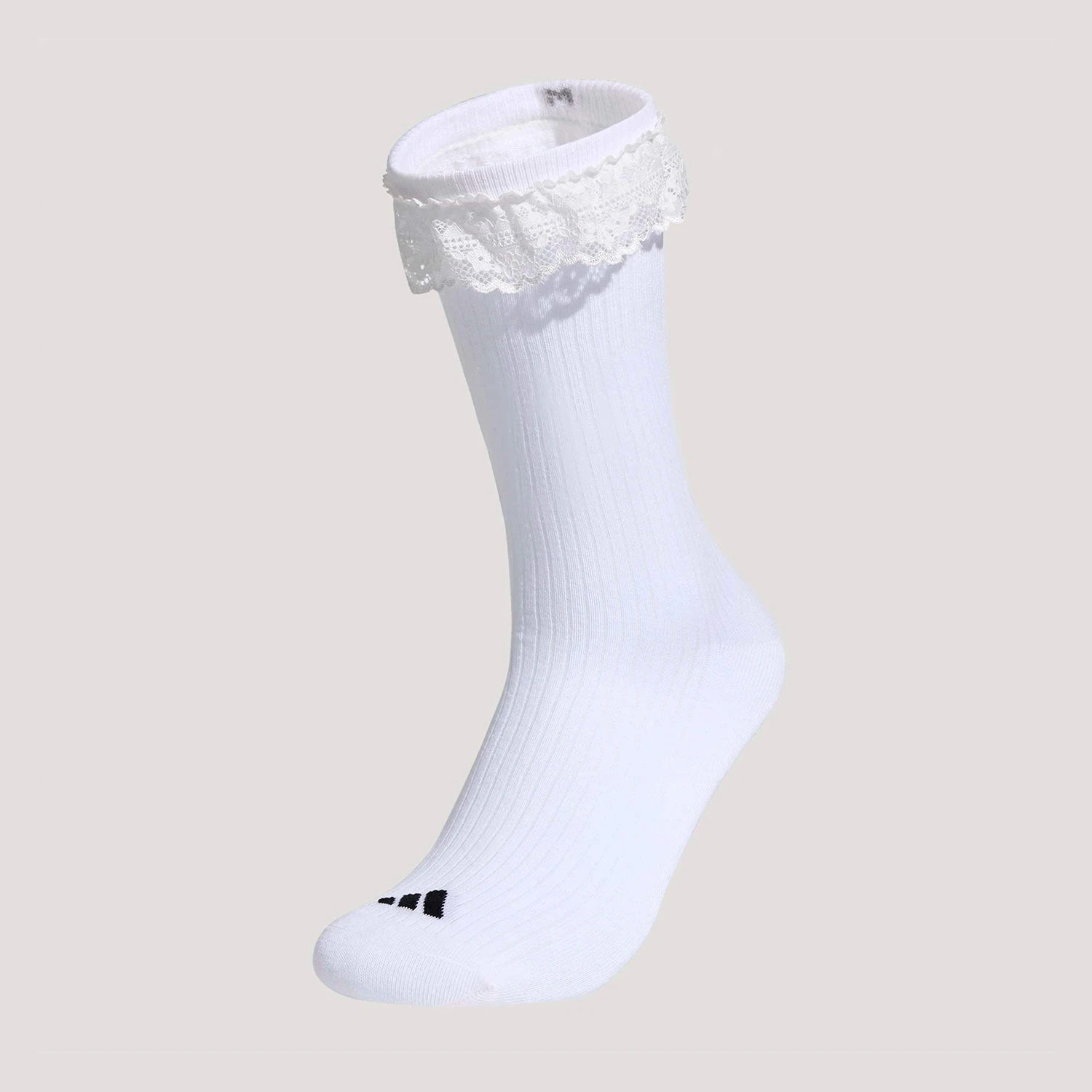 Adidas Authentic New Women's Breathable Lace Trim Mid-Calf Socks One Pair Set KX9609
Adidas Authentic New Women's Breathable Lace Trim Mid-Calf Socks One Pair Set KX9609